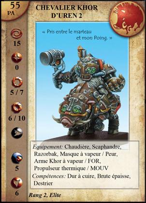 Chevalier Khor d'Uren sur Razorback 2